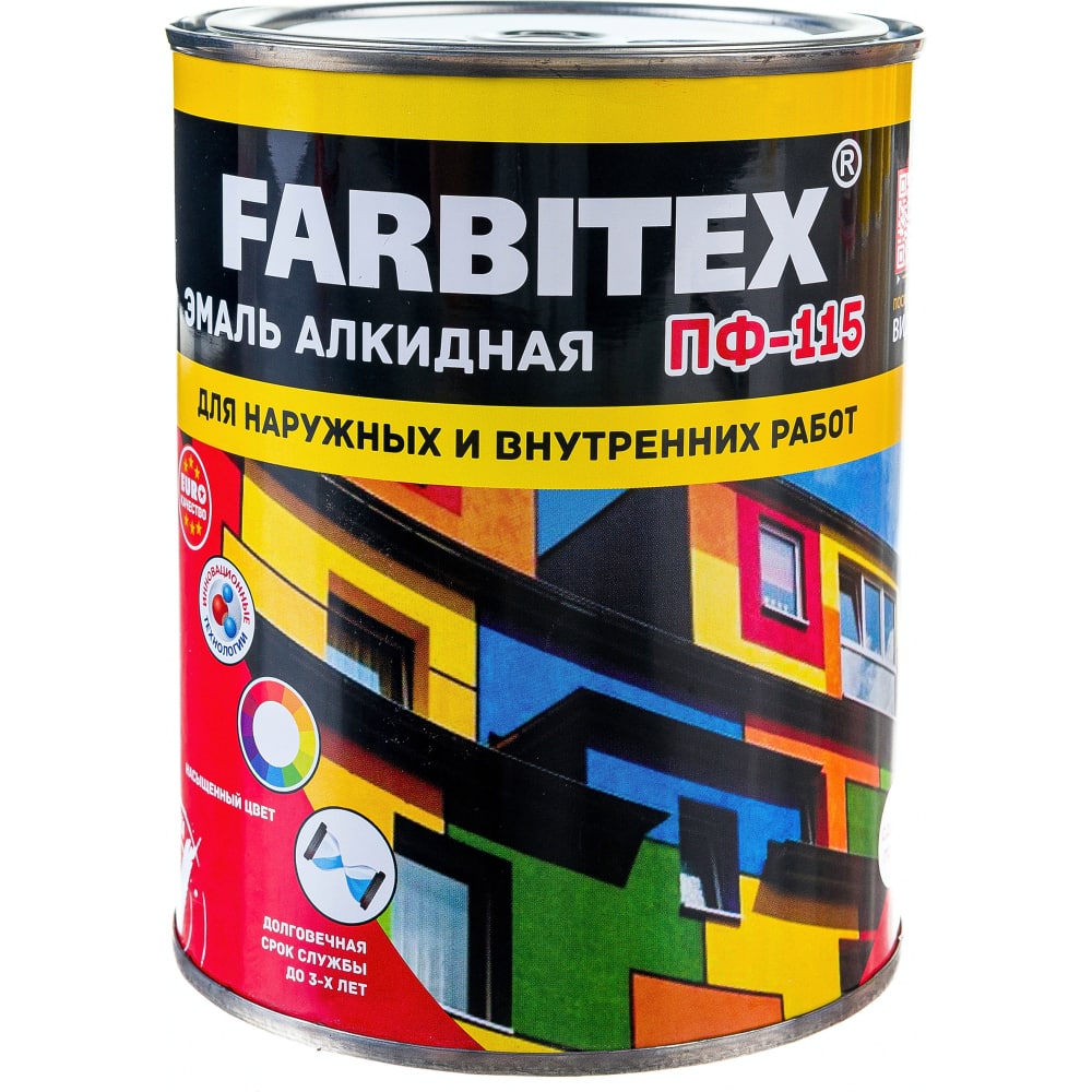 фото Алкидная эмаль farbitex