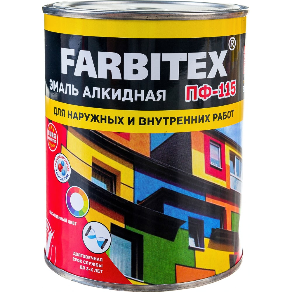 фото Алкидная эмаль farbitex