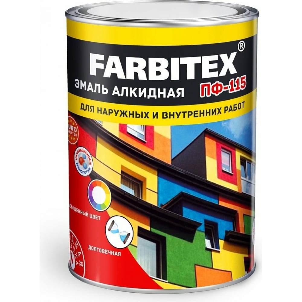 фото Алкидная эмаль farbitex