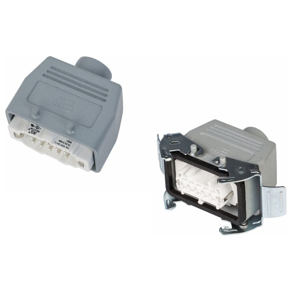 Изображение товара Промышленный разъем Mete Enerji H10E-B2M-B2ZF IP65 алюминий 10 контактный