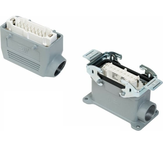 Изображение товара Прямоугольный промышленный разъем Mete Enerji комплект H16E-A2M-D2F 685629K