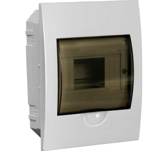 Изображение товара Бокс GENERICA ЩРВ-П-6 модулей, встраиваемый, пластик IP41 MKP12-V-06-41-G