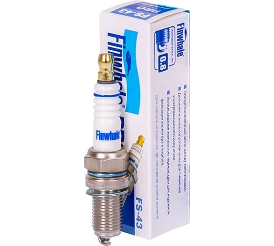 Изображение товара Свеча зажигания 1.0-1.2L Aveo/Spark 10-/Cobalt/Gentra FINWHALE FS43