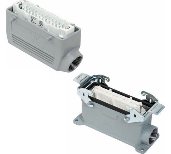 Изображение товара Прямоугольный промышленный разъем Mete Enerji комплект H24E-A2M-D2F 685655K