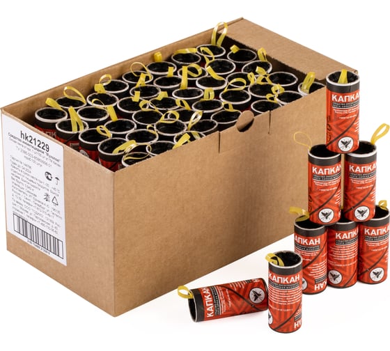 Изображение товара Липкая лента от мух КАПКАН 100 шт. hk21229