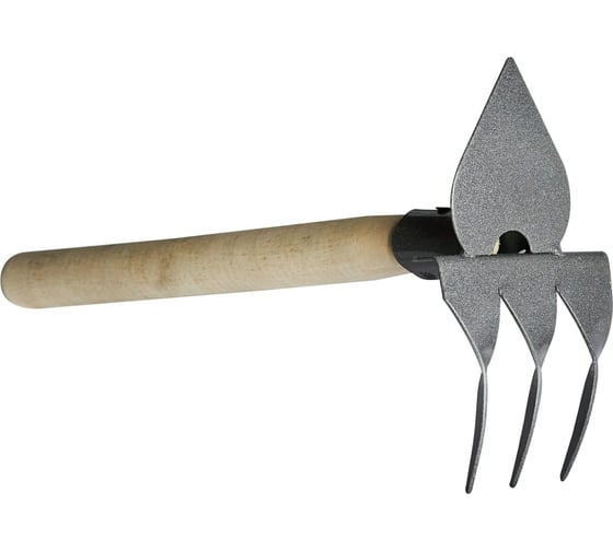 Изображение товара Комбинированный рыхлитель с деревянной ручкой Агростройлидер Р-1 САД-11.17