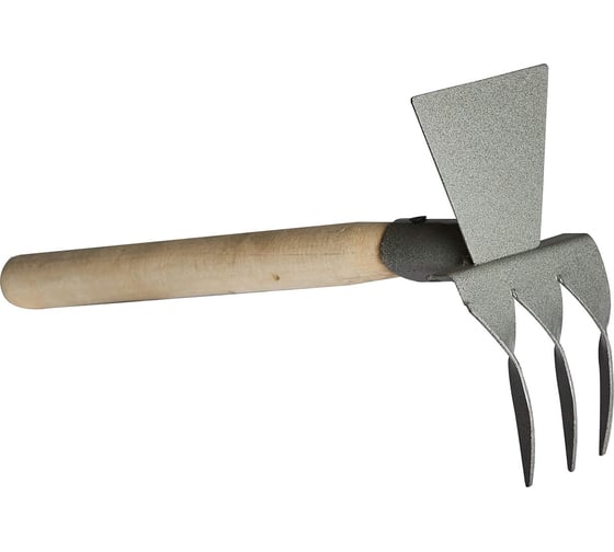 Изображение товара Комбинированный рыхлитель с деревянной ручкой Агростройлидер Р-2 САД-11.16