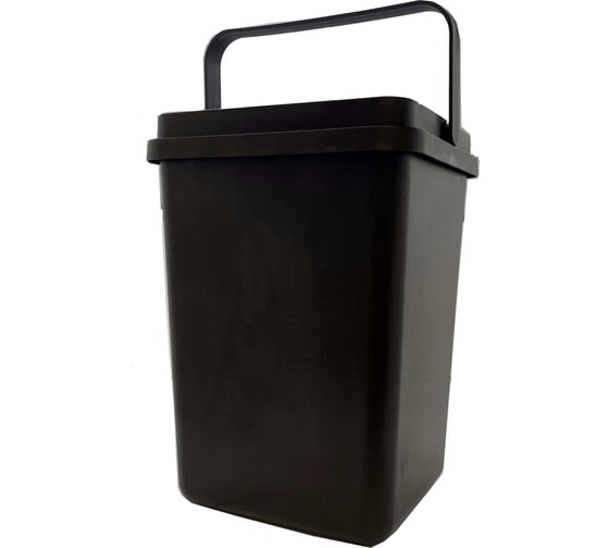 Изображение товара Прямоугольное ведро с ручкой Осколпласт 11 л, черное 409803