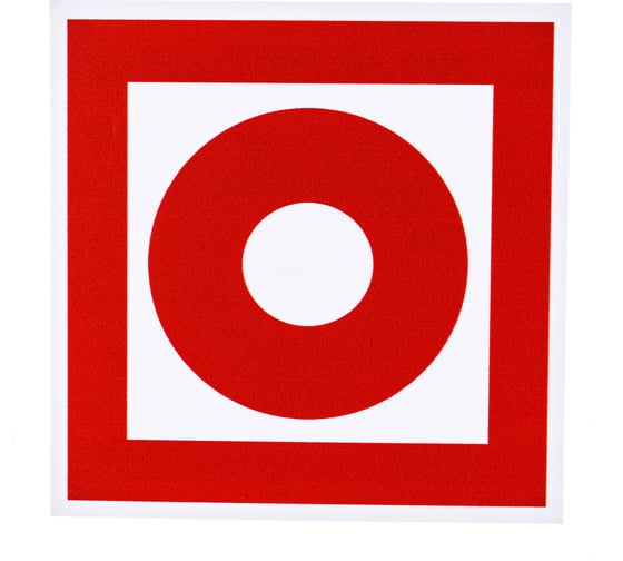 Изображение товара Табличка Контур Лайн 130x130 Тревожная кнопка 12MF0170