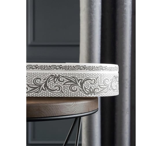 Изображение товара Трехрядный потолочный составной карниз Peora СЕЛИН с поворотами серый 1.8 м 79078