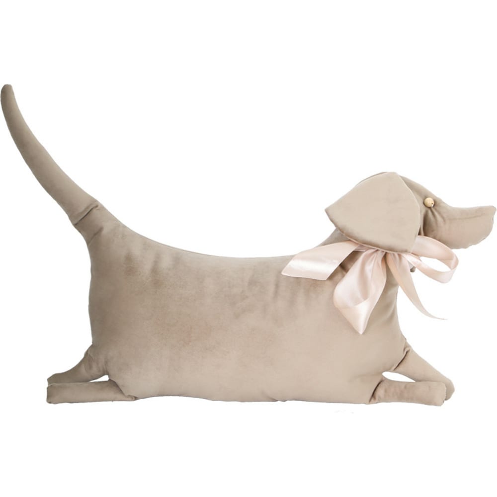 Декоративная подушка BOGACHO собака на панель авто качающая головой малая бежевый окрас