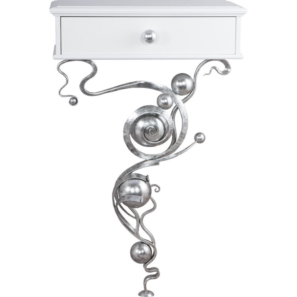 Пристенный стол-консоль BOGACHO, цвет серебро