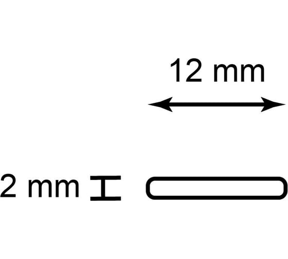 Изображение товара Накладной профиль FERON 12x2мм, алюминиевый, серебро, 2м, CAB285 48116