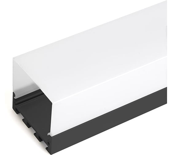 Изображение товара Накладной профиль FERON 42x45мм, алюминиевый, черный, 2м, CAB268 48149