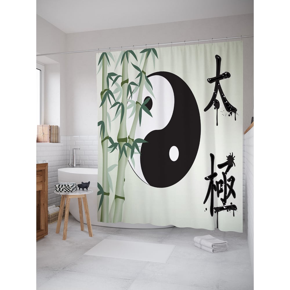 Изображение товара Фотоштора в ванную JOYARTY МУЛЬТИ 180x200 см с сюжетным рисунком