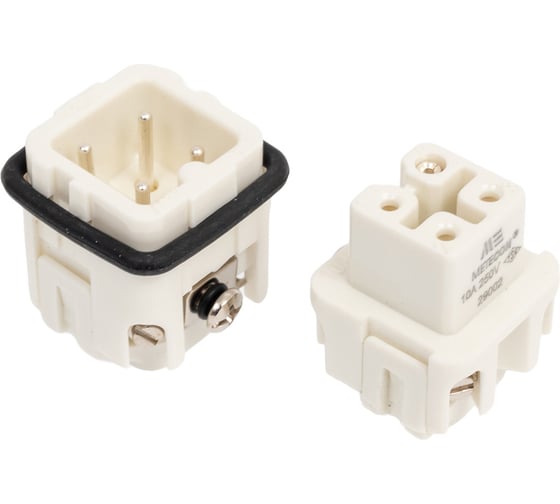 Изображение товара Прямоугольный промышленный разъем Mete Enerji комплект H4A-BM-BZF 685553K