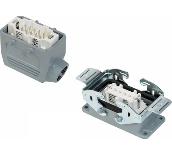 Изображение товара Прямоугольный промышленный разъем Mete Enerji комплект H10E-A2M-C2F 685601K