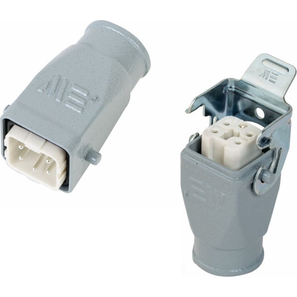 Изображение товара Промышленный прямоугольный разъем Mete Enerji H5A-BM-BZF 5 контактов IP65 алюминий