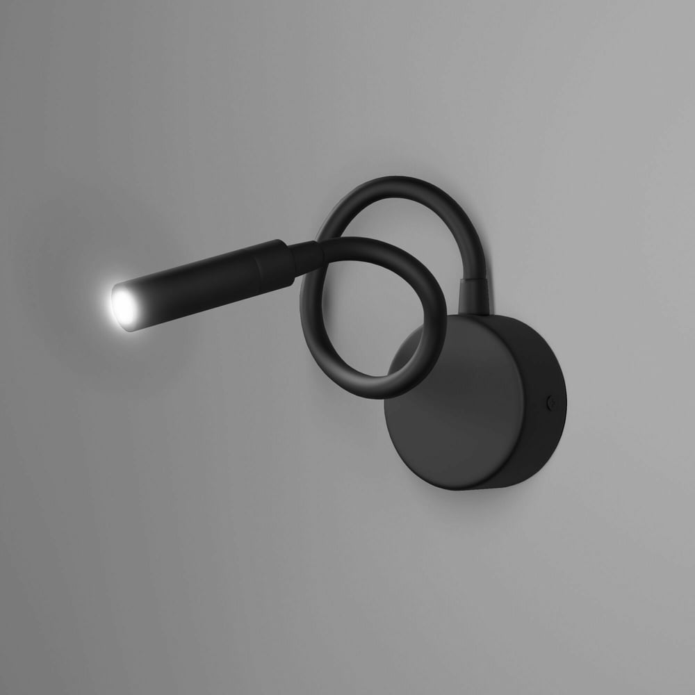 Настенный светодиодный светильник Elektrostandard лупа настольная 10х d 12 см на гибкой ножке с подсветкой белая