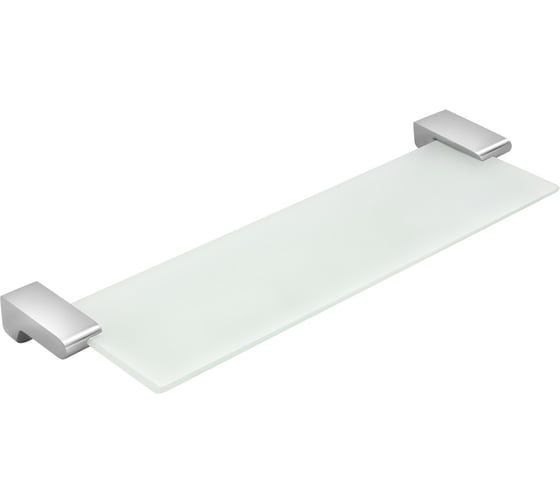 Изображение товара Полка Solinne Mirror стеклянная, хром, стекло-сатин B-85711 2552.389