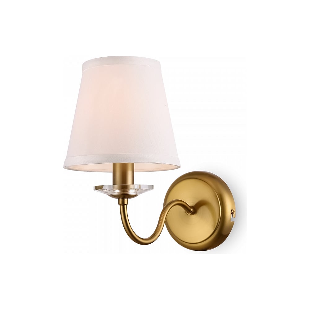 Изображение товара Настенный светильник Freya E14 40 Вт modern стиль белый ткань латунь Изображение товара Настенный светильник Freya E14 40 Вт modern стиль белый ткань латунь