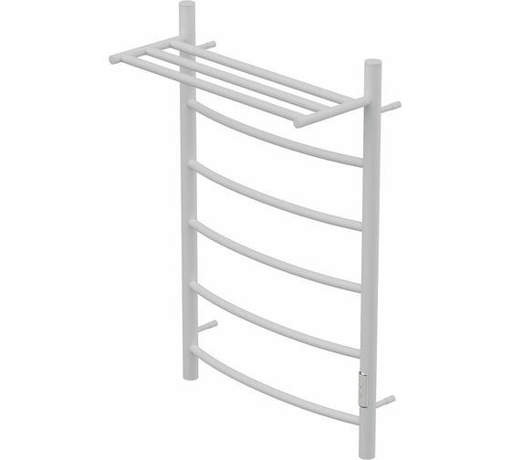 Изображение товара Электрический полотенцесушитель Point Афина П5 500x800 с полкой, диммер справа, белый PN04858PW