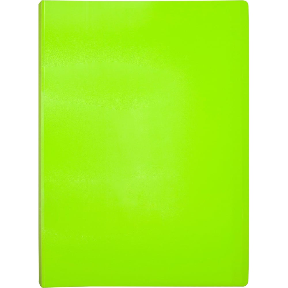 Изображение товара Папка БЮРОКРАТ Double Neon DNE07V30LETT с 30 вкладками A4 салатовая