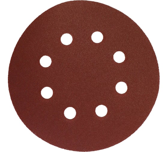 Изображение товара Лист шлифовальный с липучкой 10 шт, 125 мм, Р150 ДИОЛД 90045012