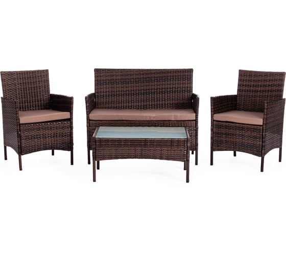 Изображение товара Комплект садовой мебели Tetchair Лаундж сет mod. 210013 А пластиковый ротанг 11945