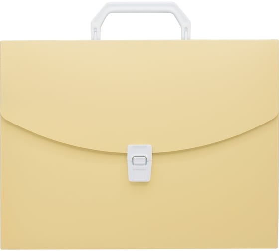 Изображение товара Портфель БЮРОКРАТ Pastel PASTPP01YEL 1 отделение, A4, пластик 0.7 мм, желтый, 14 шт 1604893