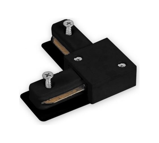 Изображение товара Коннектор AlfaLed черный угловой KBLL