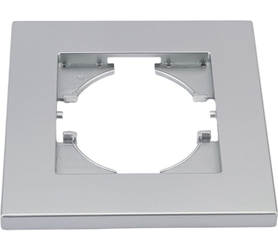 Изображение товара Рамка GUSI Electric City 1-местная, цвет серебро C1111-004