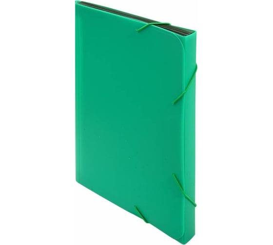 Изображение товара Портфель БЮРОКРАТ BPR6GRN 6 отделений, A4, пластик 0.7 мм, зеленый, 18 шт 876079