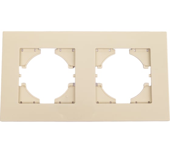 Изображение товара Рамка GGUSI Electric City 2-местная, цвет бежевый C1112-003
