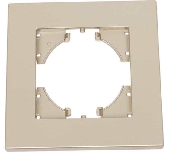 Изображение товара Рамка GUSI Electric City 1-местная, цвет шампань C1111-027