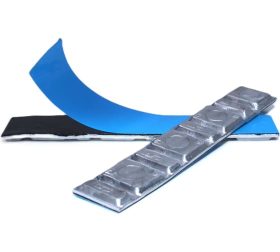 Изображение товара Грузики балансировочные R2R самоклеящиеся 19 мм, штампованный свинец, 100 шт/упак. 6010-СК19-100-М