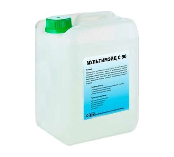 Изображение товара Концентрированное щелочное комплексное средство для плитки и сантехники, Мультимэйд С90 5 л 4607002304707