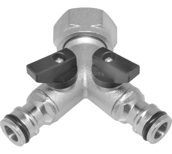 Изображение товара Распределитель 2-х канальный с подключением MasterProf 3/4", латунь ДС.071471.ИМ