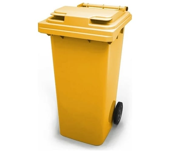 Изображение товара Мусорный контейнер Дигрус 120 л., желтый 23.С29-Ж/Д