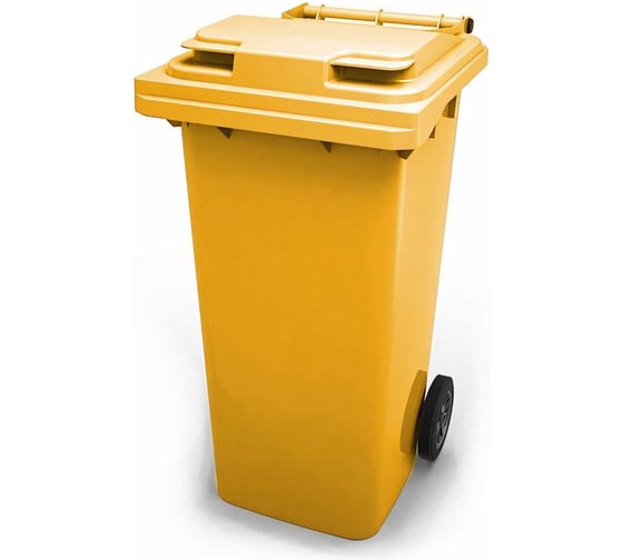 Изображение товара Мусорный контейнер Дигрус 240 л., желтый 24.С29-Ж/Д