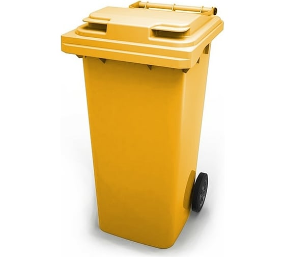 Изображение товара Мусорный контейнер Дигрус 360 л., желтый 28.С29-Ж/Д
