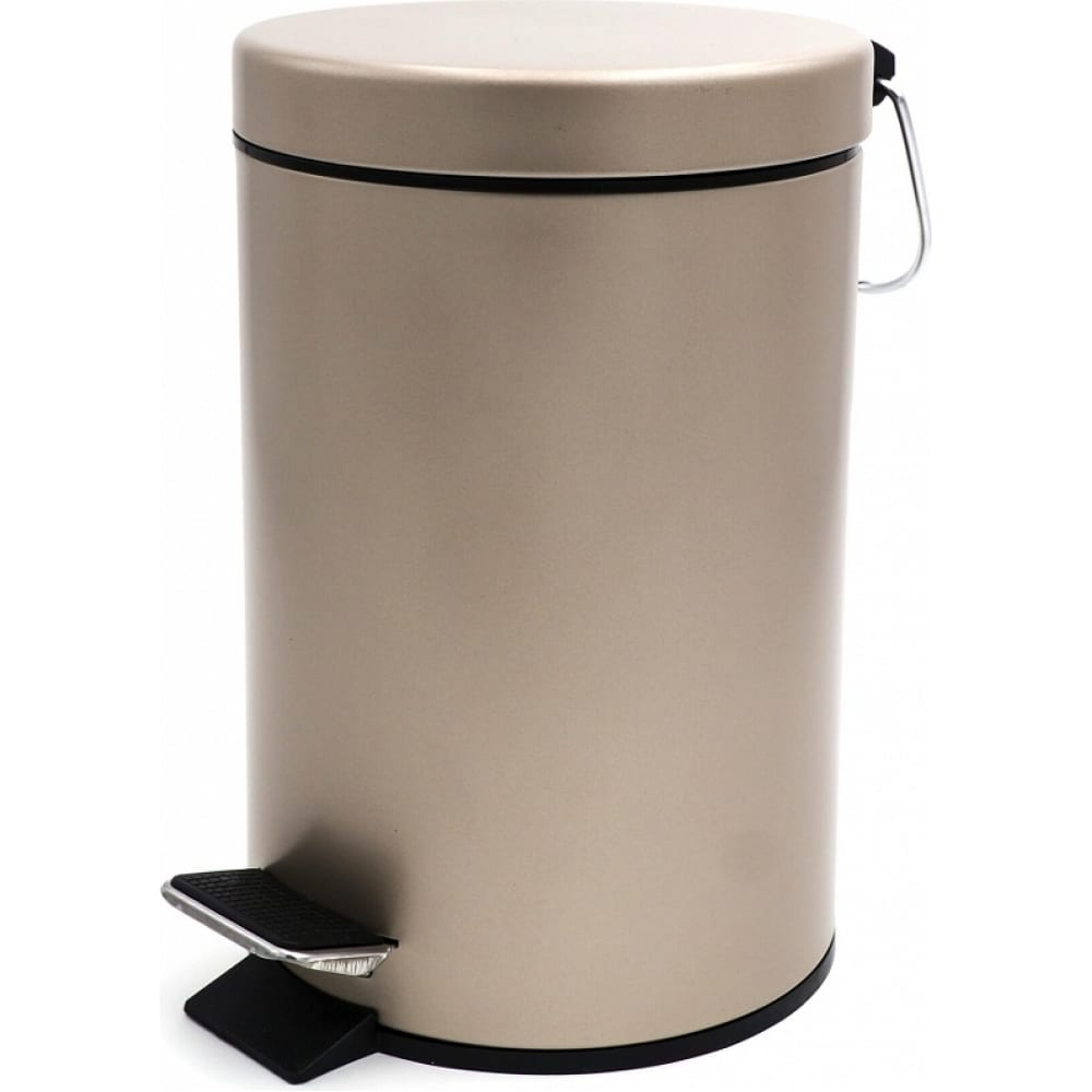 Ведро для мусора RIDDER подсвечник металл на 1 свечу с ручкой виток с чашей d 2 6 см 10х10х8 5 см