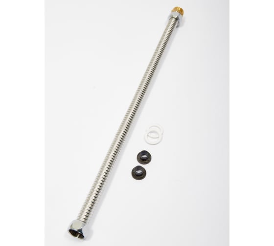 Изображение товара Гибкая подводка с 2-мя прокладками, ниппелем и гайками 1/2" Kofulso KF 15/2000 г/ш