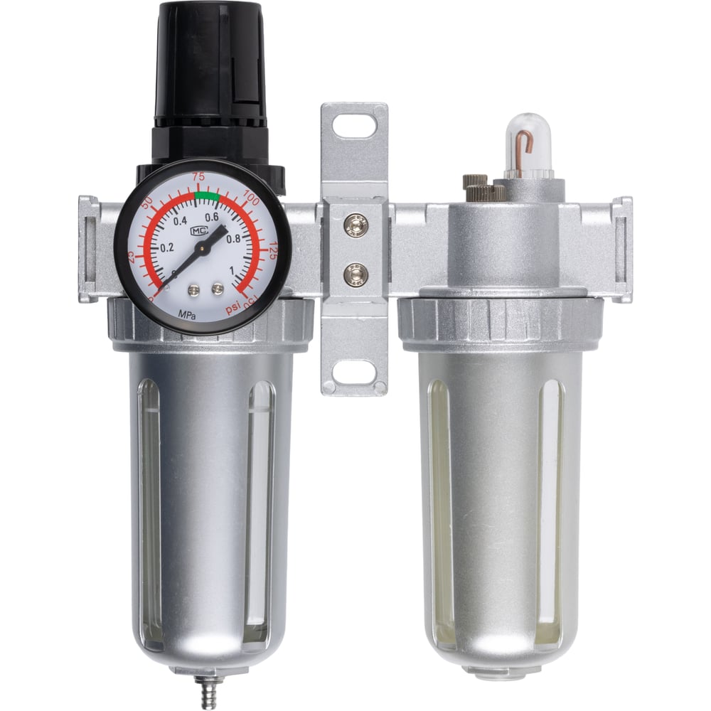 Изображение товара Блок подготовки воздуха ARMA SFRL802 с регулятором давления и фильтром 1/4F