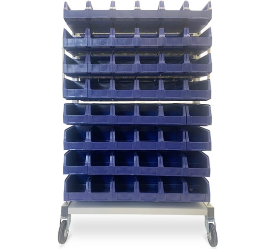 Изображение товара Мобильный стеллаж с ящиками МеталлКарт Д 209