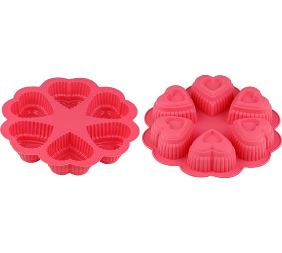 Изображение товара Силиконовая форма для выпечки PERFECTO LINEA круглая 25x4.5 см розовый 20-018819