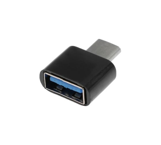 Изображение товара Адаптер Type-C-USB LUAZON OTG, цвет чёрный 4050891