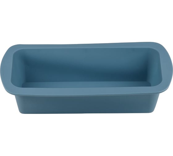 Изображение товара Силиконовая форма для выпечки PERFECTO LINEA прямоугольная, 25x4.5 см серо-голубой 20-000218
