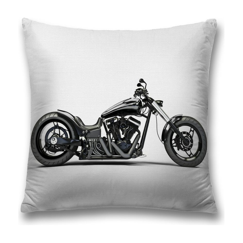 Изображение товара Декоративная наволочка JoyArty размер 45х45 см серый и белый полиэстер