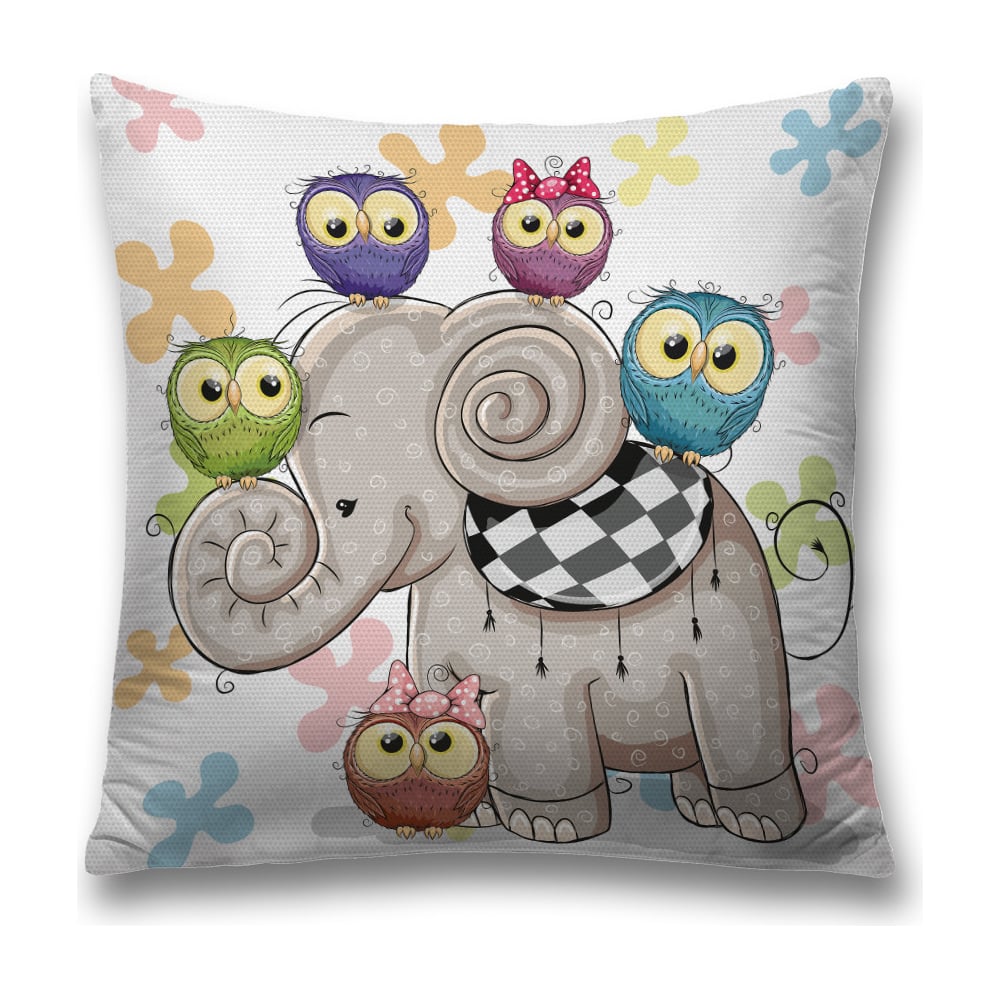 Изображение товара Декоративная наволочка JoyArty 45x45 см полиэстер с молнией яркая